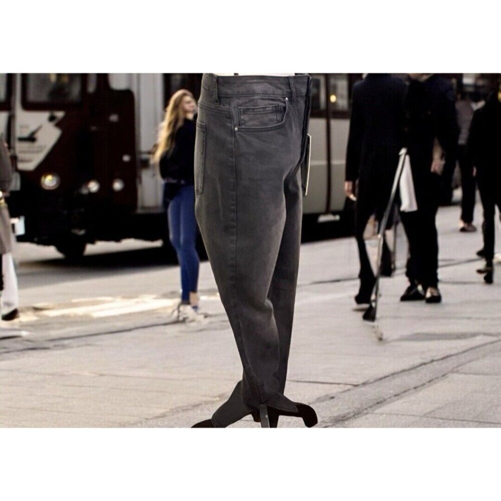 Indigo Rising Womens High Rise Slim Straight Denim Jeans Jr Size 13/31 Black - Picture 9 of 16